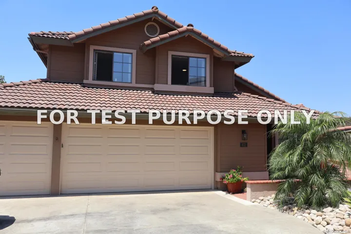 Demo/Test Data 672 Chateau Place, Escondido, CA 92029
