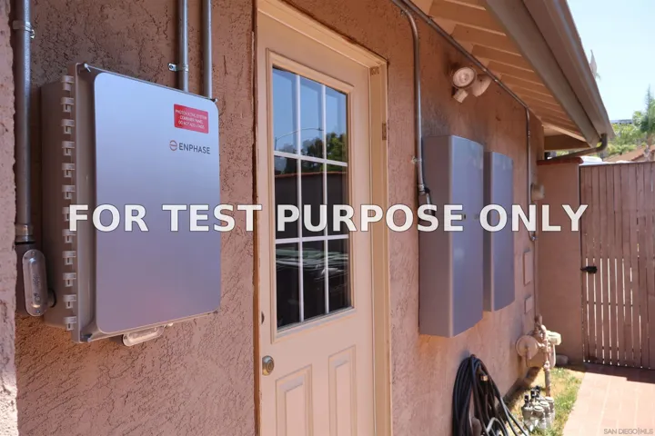 Demo/Test Data 672 Chateau Place, Escondido, CA 92029