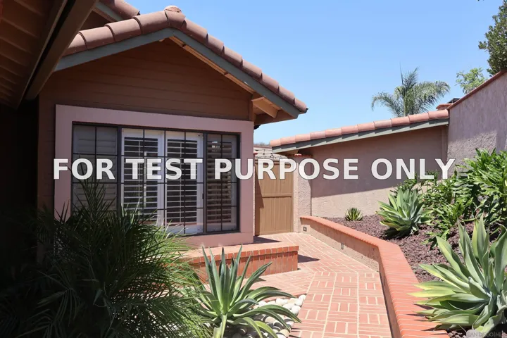 Demo/Test Data 672 Chateau Place, Escondido, CA 92029