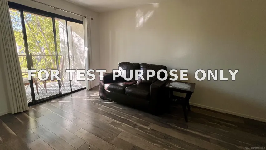 Demo/Test Data 6330 Genesee Ave Unit 213, San Diego, CA 92122
