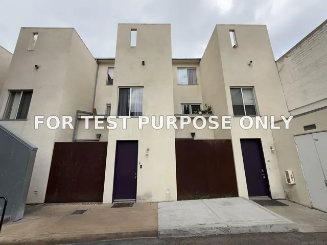 Demo/Test Data 721 9th Avenue Unit 9, San Diego, CA 92101