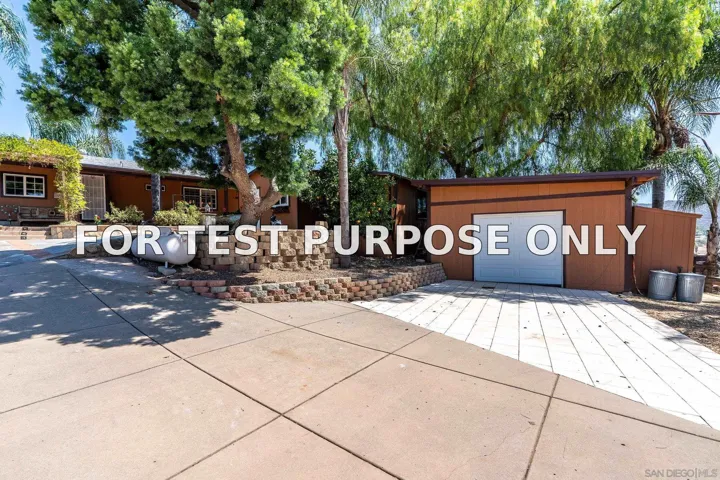 Demo/Test Data 9111 Sierra Alta Way, El Cajon, CA 92021
