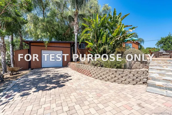 Demo/Test Data 9111 Sierra Alta Way, El Cajon, CA 92021