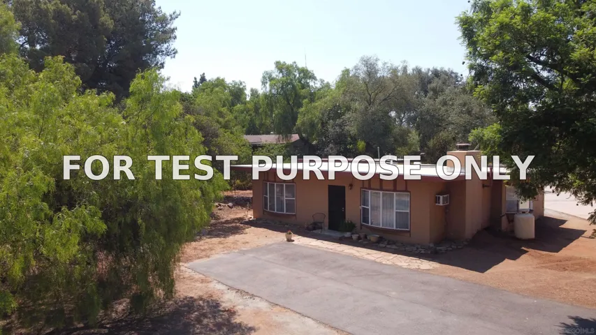 Demo/Test Data 1445 Terracita Lane, Alpine, CA 91901