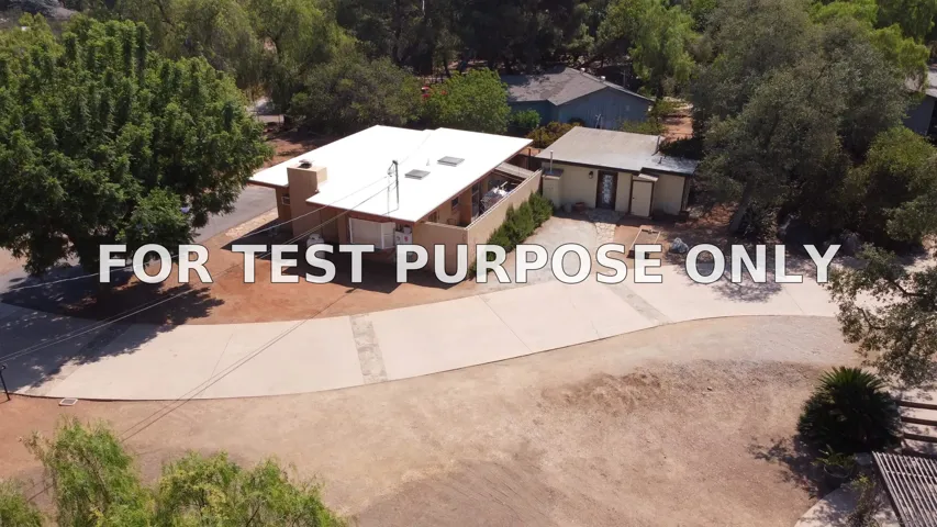 Demo/Test Data 1445 Terracita Lane, Alpine, CA 91901