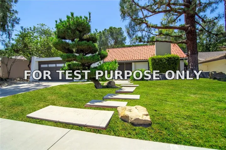 Demo/Test Data 4101 Tarrybrae Terrace, Tarzana, CA 91356