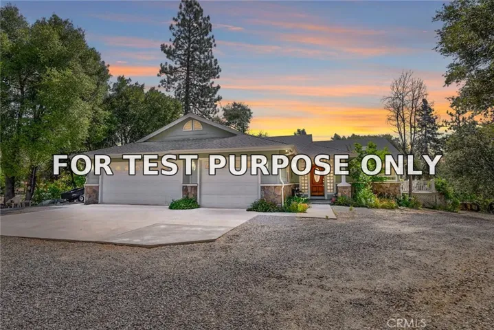 Demo/Test Data 44550 Windsong Way, Ahwahnee, CA 93601