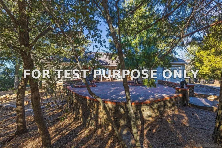 Demo/Test Data 3306 Oak Grove, Julian, CA 92036