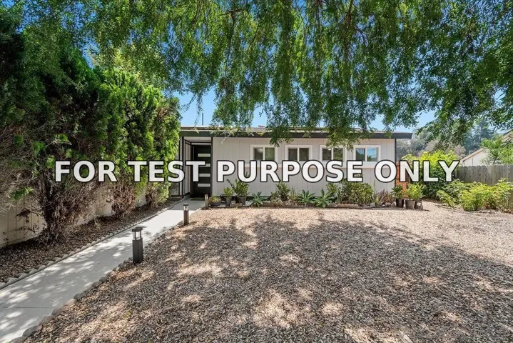 Demo/Test Data 3413 Rollsreach Dr, San Diego, CA 92111