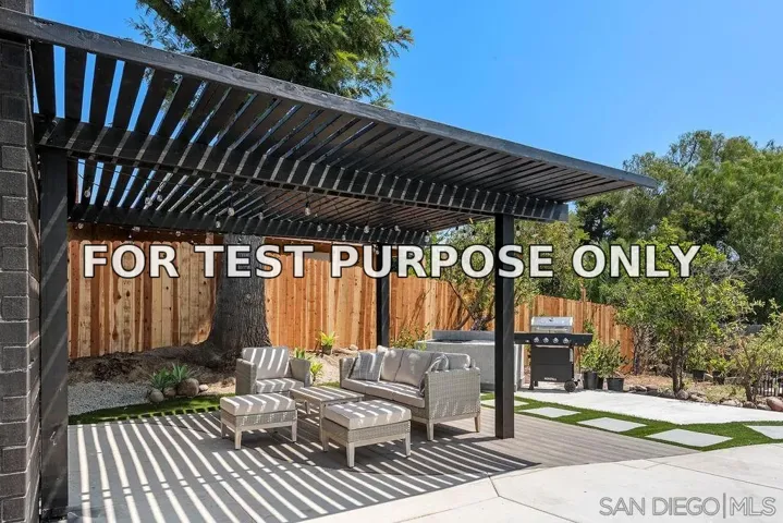 Demo/Test Data 3413 Rollsreach Dr, San Diego, CA 92111