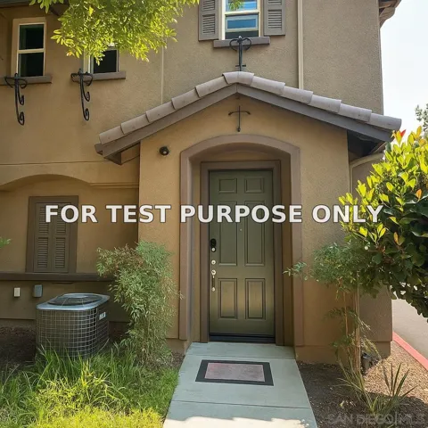 Demo/Test Data 425 S Meadowbrook Dr Unit 124, San Diego, CA 92114