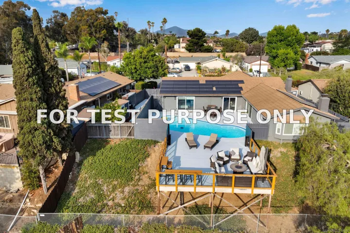 Demo/Test Data 3716 Duffy Way, Bonita, CA 91902