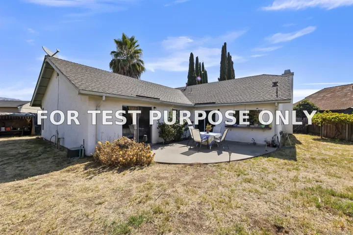 Demo/Test Data 1247 Armstrong Cir, Escondido, CA 92027