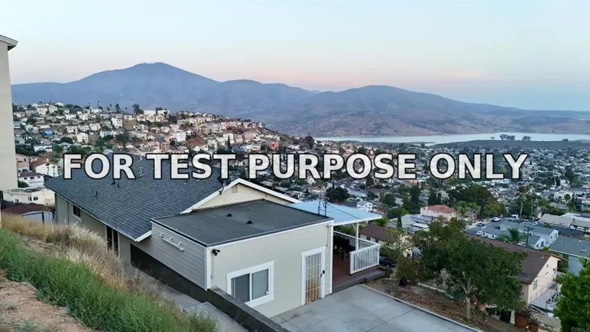 Demo/Test Data 1421 Maria Avenue, Spring Valley, CA 91977