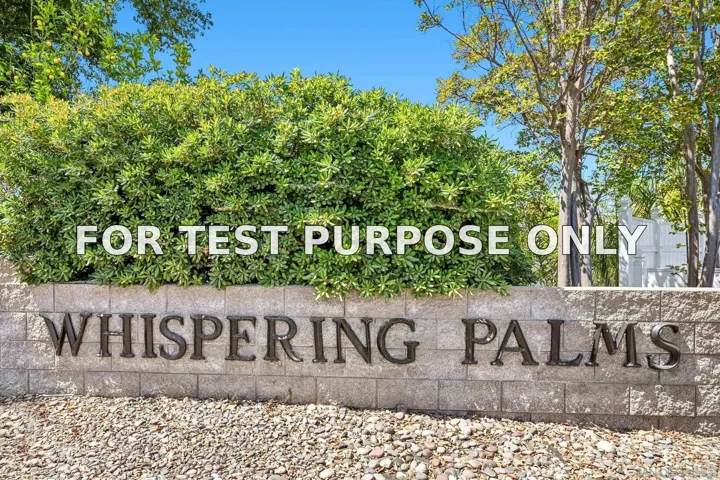 Demo/Test Data 1410 Martinique Drive, Hemet, CA 92543
