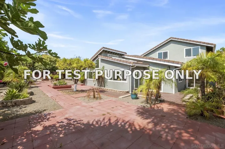 Demo/Test Data 9956 Cummins Pl, San Diego, CA 92131