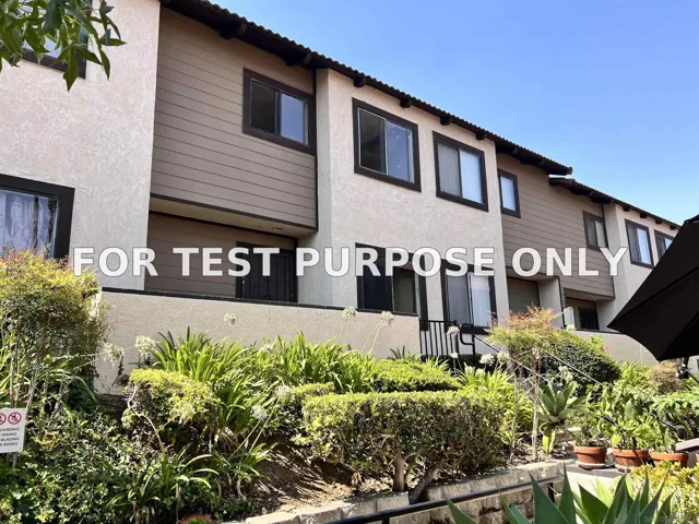 Demo/Test Data 955 Postal Way Unit 29, Vista, CA 92083