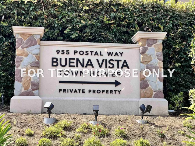 Demo/Test Data 955 Postal Way Unit 29, Vista, CA 92083