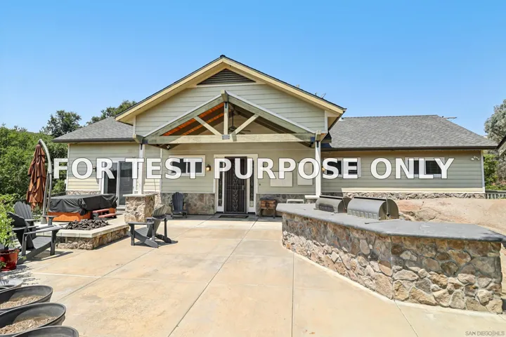 Demo/Test Data 14671 Mussey Grade Road, Ramona, CA 92065