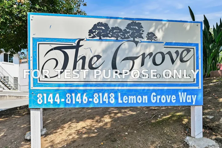 Demo/Test Data 8144 Lemon Grove Way Unit B, Lemon Grove, CA 91945