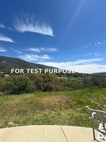 Demo/Test Data 31913 Calle El Potrero, Pauma Valley, CA 92061