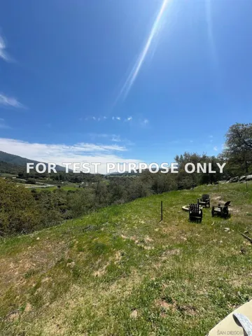 Demo/Test Data 31913 Calle El Potrero, Pauma Valley, CA 92061