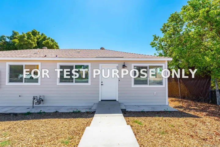 Demo/Test Data 6327 Brooklyn Ave, San Diego, CA 92114