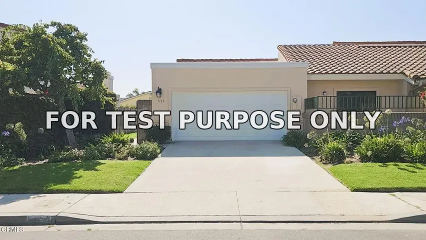 Demo/Test Data 1161 Windward Way, Oxnard, CA 93035