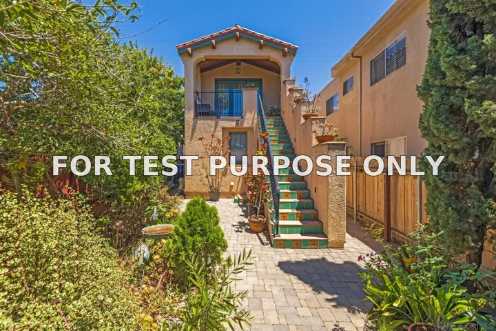 Demo/Test Data 4621 Alabama, San Diego, CA 92116