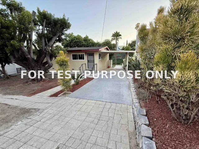 Demo/Test Data 2256 El Prado, Lemon Grove, CA 91945