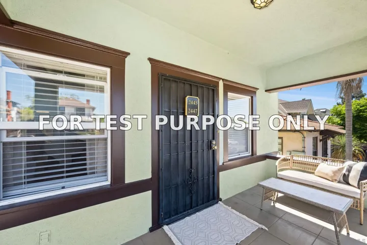 Demo/Test Data 2445-47 A Street, San Diego, CA 92102