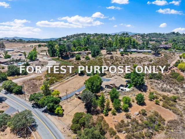 Demo/Test Data 2686 Via Viejas, Alpine, CA 91901