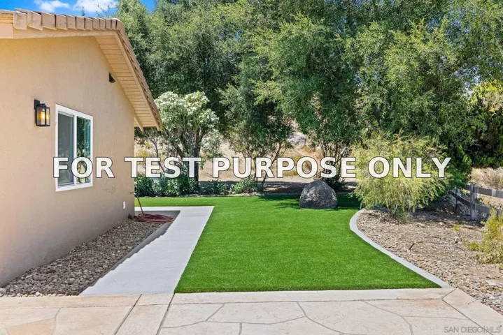 Demo/Test Data 2686 Via Viejas, Alpine, CA 91901