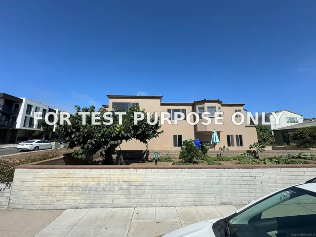 Demo/Test Data 3102 Fenelon St, San Diego, CA 92106