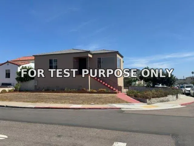 Demo/Test Data 3102 Fenelon St, San Diego, CA 92106