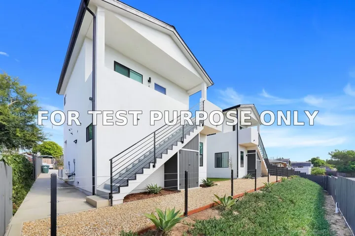 Demo/Test Data 2868-70 Preece St, San Diego, CA 92111