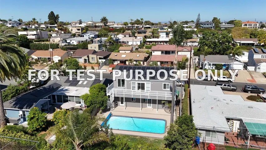 Demo/Test Data 2628 Grandview St, San Diego, CA 92110