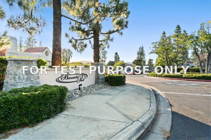 Demo/Test Data 17865 Caminito Pinero Unit 251, San Diego, CA 92128