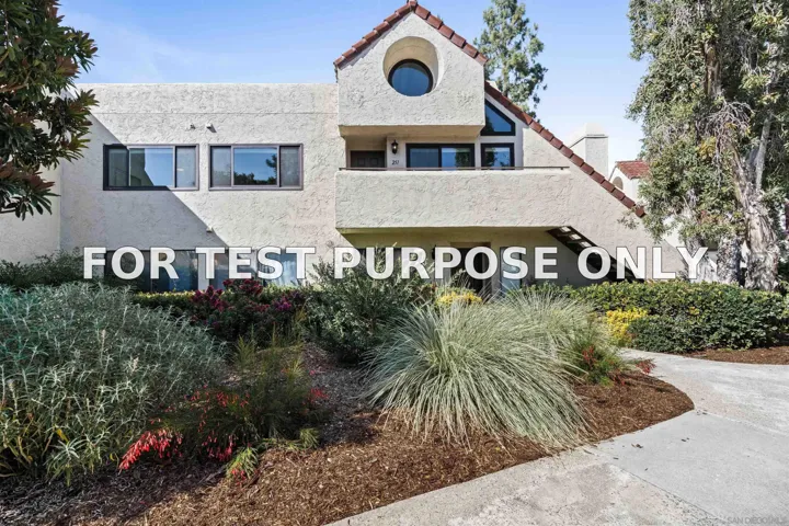 Demo/Test Data 17865 Caminito Pinero Unit 251, San Diego, CA 92128