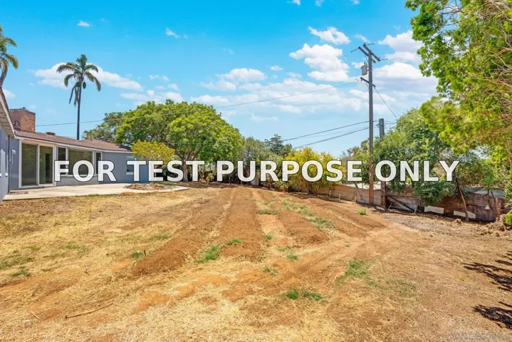 Demo/Test Data 2530 Pruett Dr, Vista, CA 92084