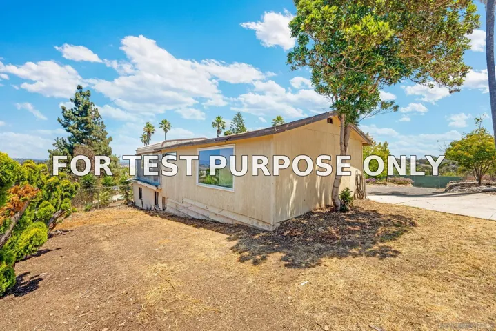 Demo/Test Data 2530 Pruett Dr, Vista, CA 92084