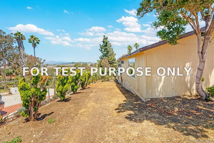 Demo/Test Data 2530 Pruett Dr, Vista, CA 92084