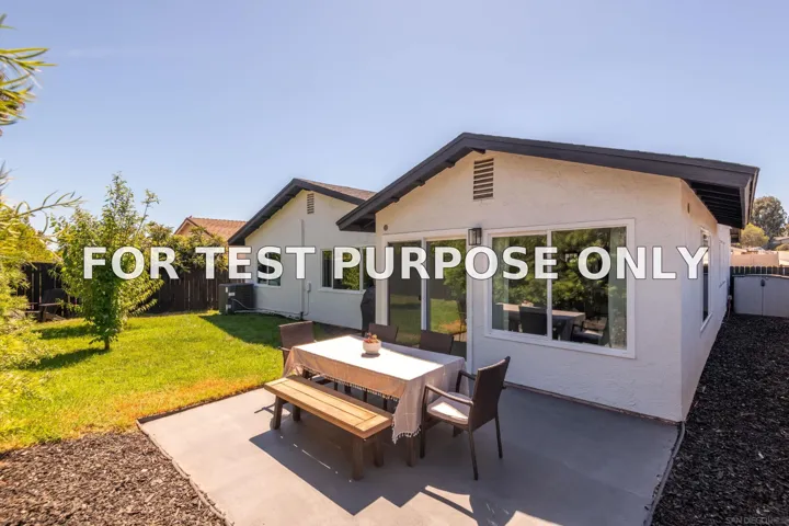 Demo/Test Data 8419 Menkar Rd, San Diego, CA 92126