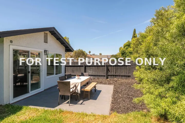 Demo/Test Data 8419 Menkar Rd, San Diego, CA 92126