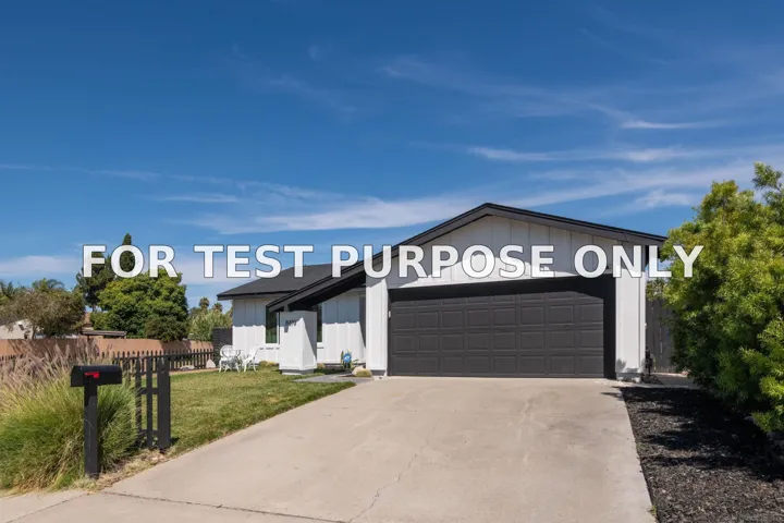 Demo/Test Data 8419 Menkar Rd, San Diego, CA 92126