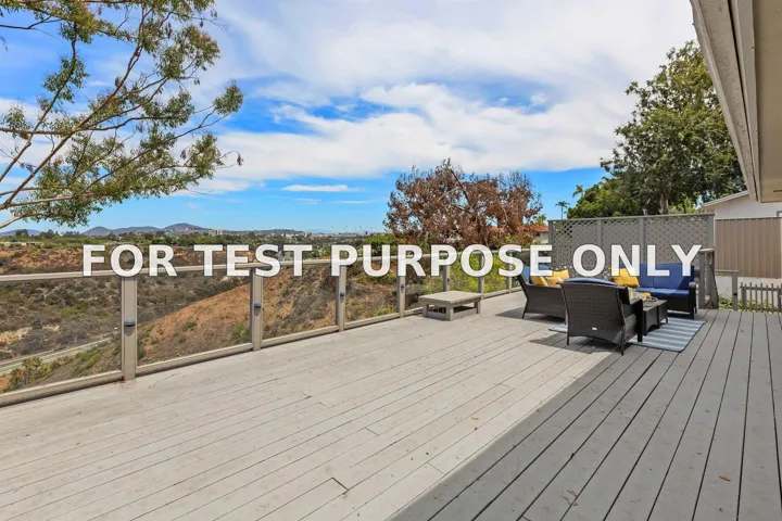 Demo/Test Data 4931 Lorraine Dr, San Diego, CA 92115
