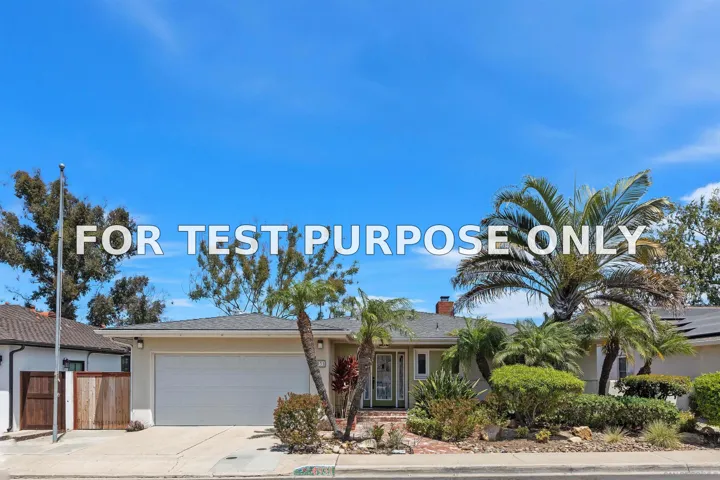 Demo/Test Data 4931 Lorraine Dr, San Diego, CA 92115