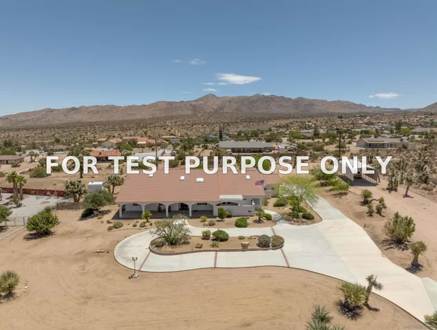 Demo/Test Data 9255 Del Monte Avenue, Yucca Valley, CA 92284