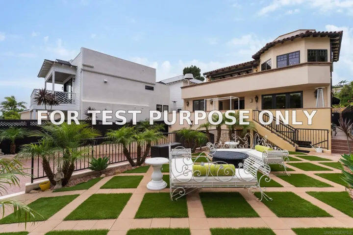Demo/Test Data 1045 Van Nuys St, North Pacific Beach, CA 92109