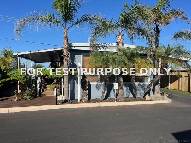 Demo/Test Data 6550 Ponto Dr Unit 110, Carlsbad, CA 92011